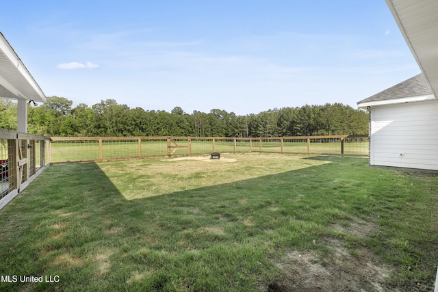 13240 Wolf River Rd, Gulfport, MS 39503 - view of yard with fence private yard