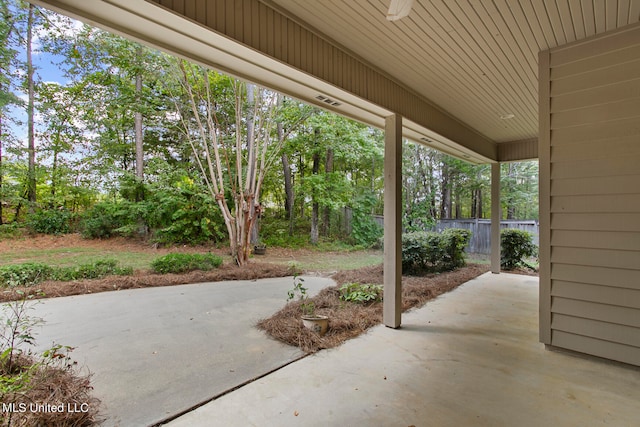 view of patio