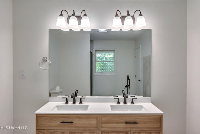 551 Holly Bush Rd, Brandon, MS 39047 - full bathroom featuring double vanity