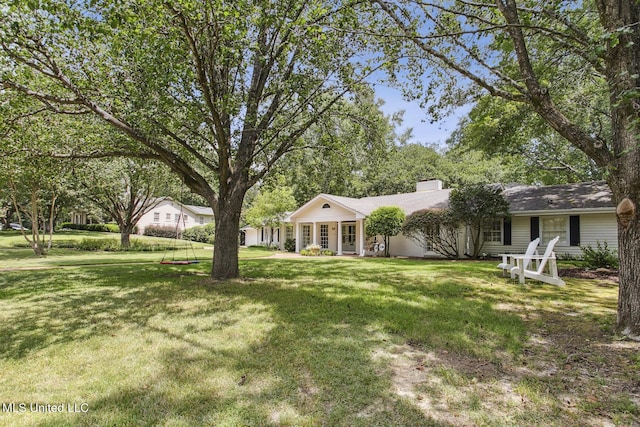 view of yard