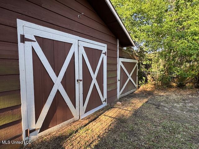 view of barn