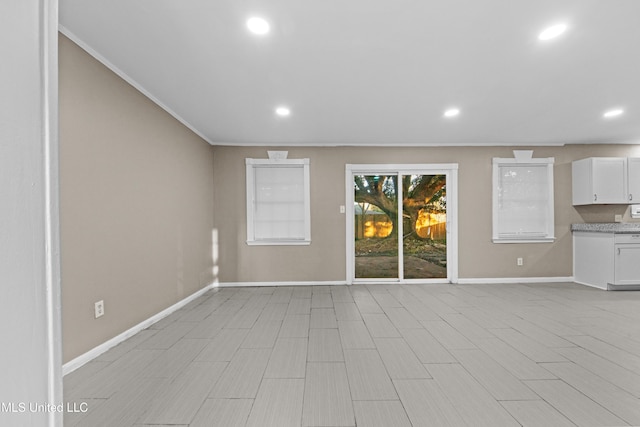 view of unfurnished living room