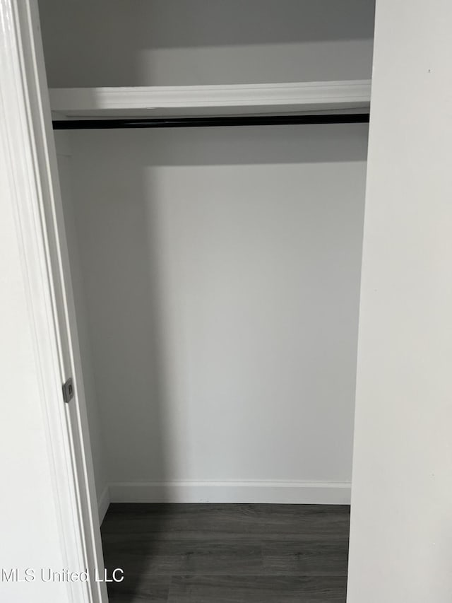 view of closet