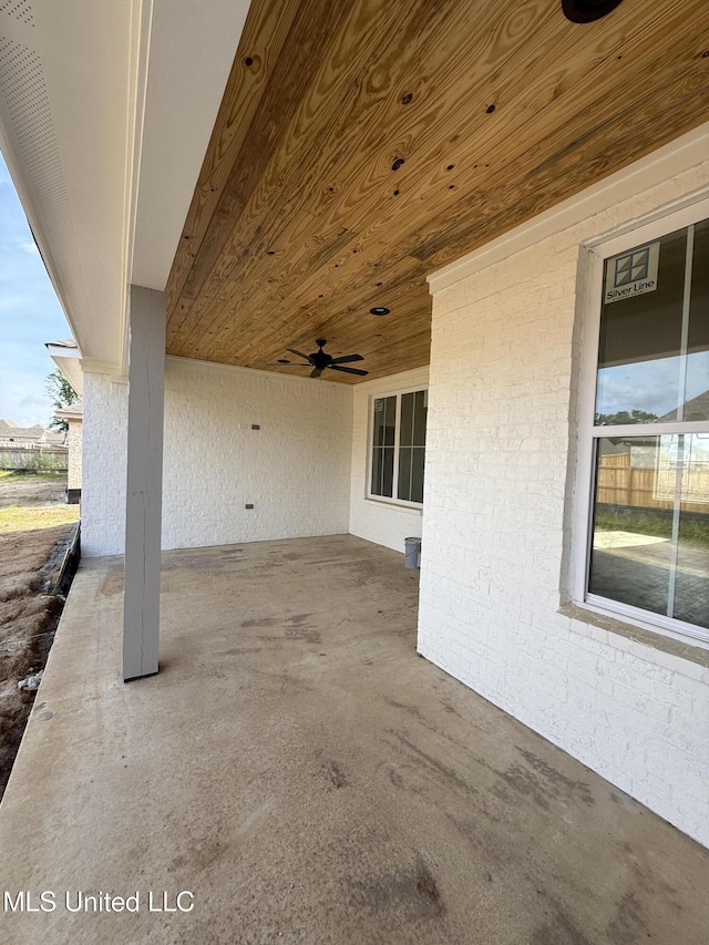 333 Willow Way, Canton, MS 39046 - view of patio with a ceiling fan