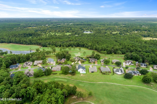 19592 Champion Cir, Gulfport, MS 39503 - view of property location featuring a heavily wooded area, a large body of water, a golf club, and nearby suburban area