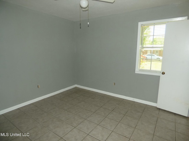 816 Hart Rd, Mccomb, MS 39648 - empty room featuring ceiling fan and baseboards