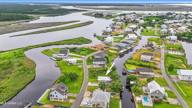 11334 Texas St, Bay Saint Louis, MS 39520 - aerial view of residential area with a nearby body of water