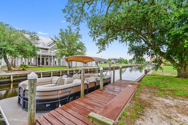 11334 Texas St, Bay Saint Louis, MS 39520 - dock with a water view
