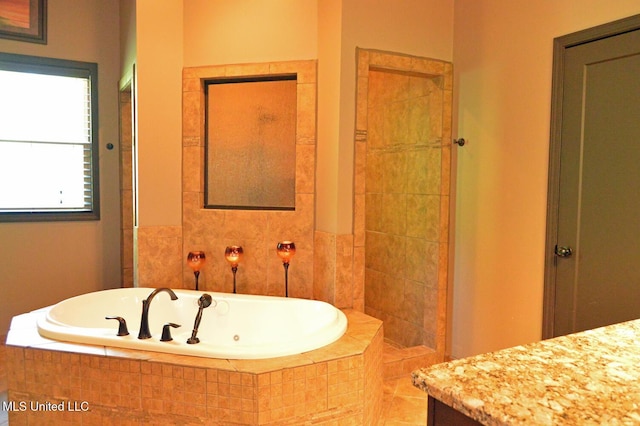 1088 S Red Banks Rd, Byhalia, MS 38611 - full bath with a whirlpool tub and vanity