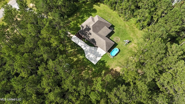 3112 Eagle Ridge Rd, Vancleave, MS 39565 - aerial view of property and surrounding area