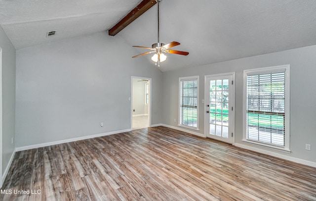 118 Bellegrove Blvd, Brandon, MS 39047 - spare room featuring a healthy amount of sunlight, wood finished floors, and visible vents