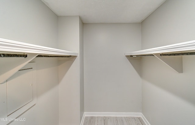 118 Bellegrove Blvd, Brandon, MS 39047 - spacious closet with light wood finished floors