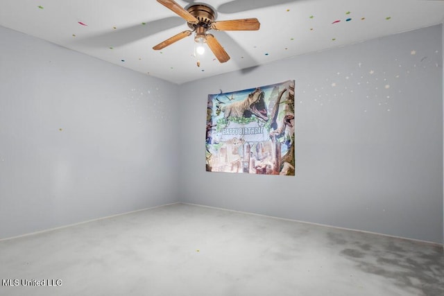 615 Baker St, Wiggins, MS 39577 - spare room featuring ceiling fan