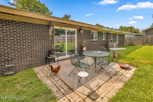 615 Baker St, Wiggins, MS 39577 - view of patio / terrace with outdoor dining space