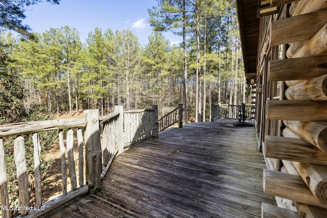 view of deck