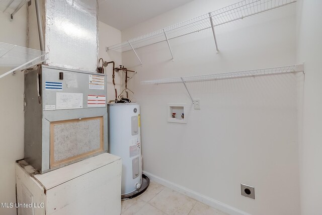 6533 Shawnee St, Kiln, MS 39556 - utility room with water heater