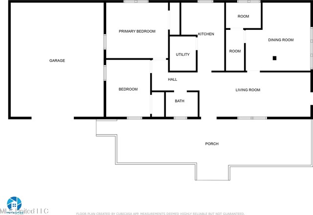 6533 Shawnee St, Kiln, MS 39556 - floor plan