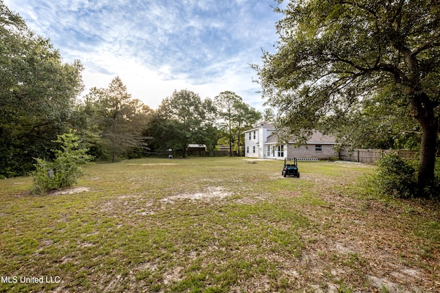 view of yard