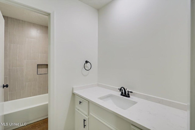 437 Henry Byrd Rd, Florence, MS 39073 - full bath with vanity and bathing tub / shower combination