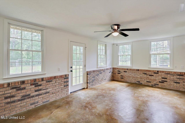 437 Henry Byrd Rd, Florence, MS 39073 - view of unfurnished sunroom