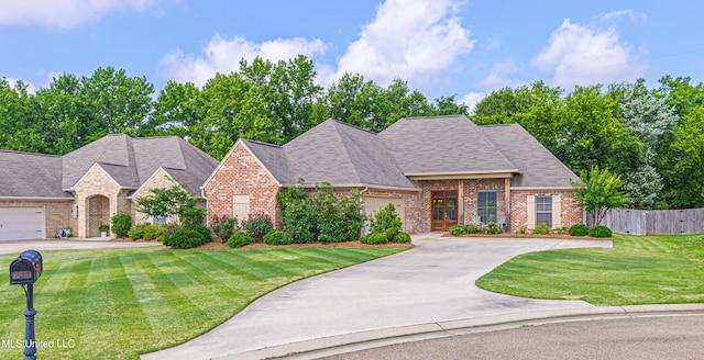 228 Falls Xing, Madison, MS 39110 - view of front of property featuring brick siding, concrete driveway, and a garage