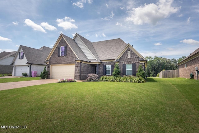 3289 Marion Ln, Southaven, MS 38672 - traditional home featuring brick siding, concrete driveway, an attached garage, and a shingled roof