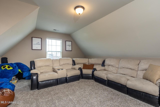 3289 Marion Ln, Southaven, MS 38672 - carpeted living area with vaulted ceiling