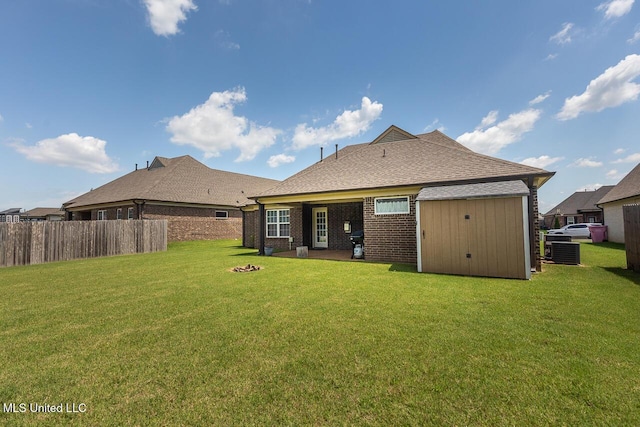 3289 Marion Ln, Southaven, MS 38672 - back of house with brick siding and a shingled roof
