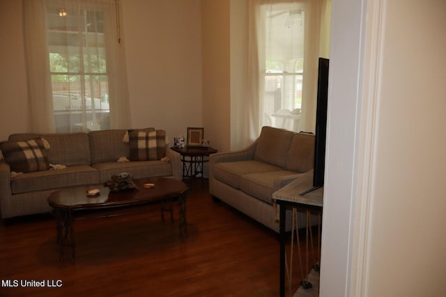 1009 Resca De La Palma St, Pascagoula, MS 39567 - living area with wood finished floors