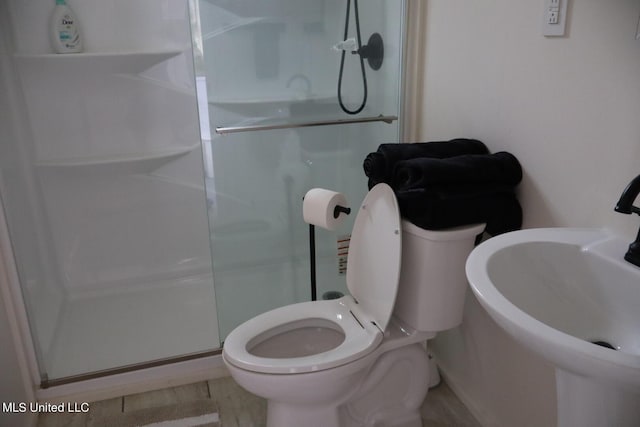 1009 Resca De La Palma St, Pascagoula, MS 39567 - bathroom featuring a stall shower and toilet