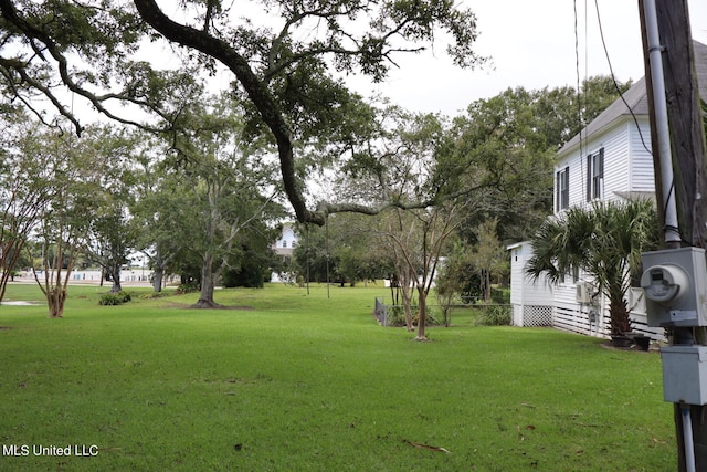 view of yard