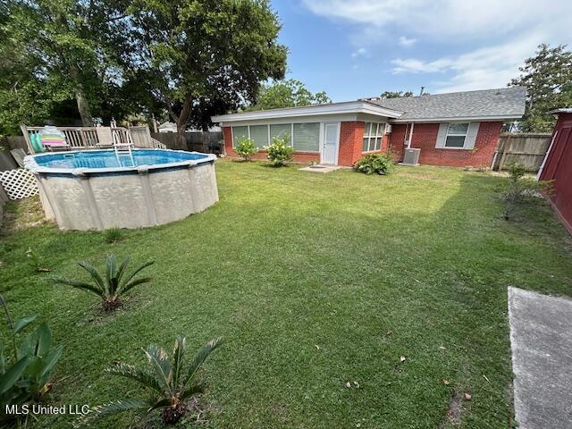 204 E Third St, Long Beach, MS 39560 - view of yard with cooling unit