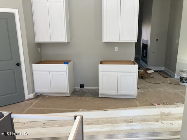 view of clothes washing area