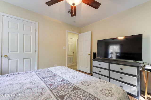 9726 Limu Pl, Diamondhead, MS 39525 - bedroom with ceiling fan