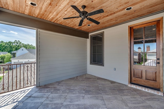 101 Commons Pl, Ridgeland, MS 39157 - view of patio featuring a ceiling fan