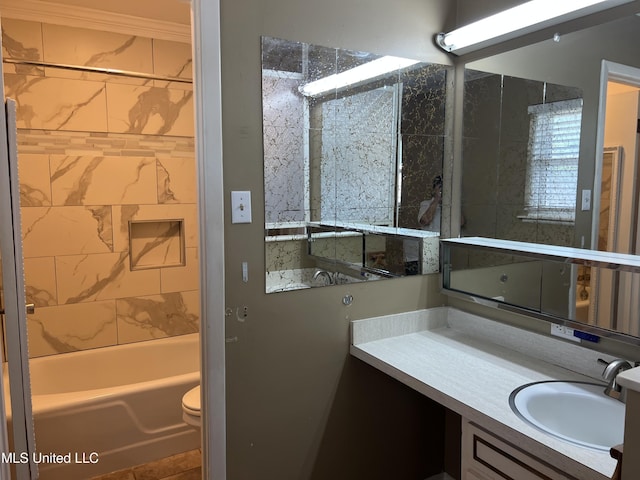 2 Concord Pl, Gulfport, MS 39507 - bathroom with vanity and shower / tub combination