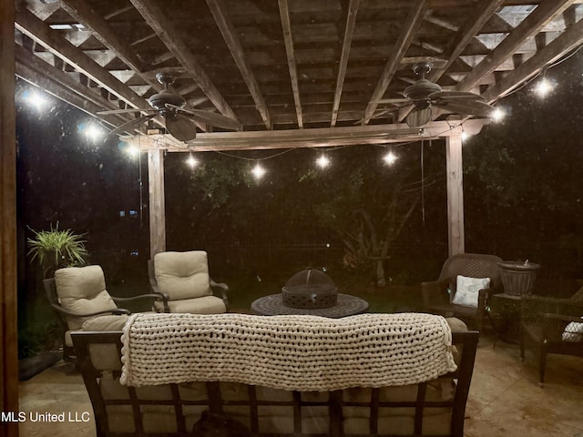771 Versailles Dr, Ridgeland, MS 39157 - view of patio with a ceiling fan