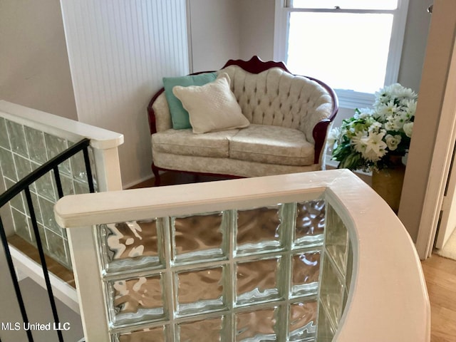 8102 Fairway Villa Dr, Gautier, MS 39553 - sitting room featuring wood finished floors