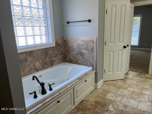 bathroom with a bathtub