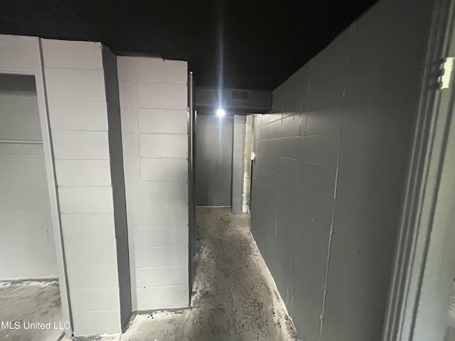 600 Jackson Ave, Mccomb, MS 39648 - unfinished basement featuring concrete block wall