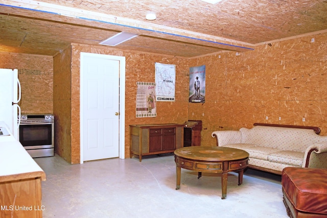 24000 Robert E Lee Rd, Lucedale, MS 39452 - living area with concrete flooring