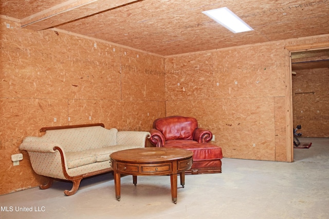 24000 Robert E Lee Rd, Lucedale, MS 39452 - living area with concrete floors