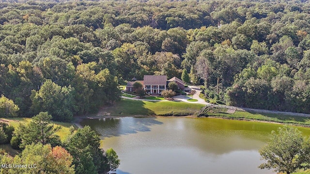 607 Tiffintown Rd, Vicksburg, MS 39183 - aerial view with a view of trees and a water view
