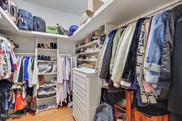 607 Tiffintown Rd, Vicksburg, MS 39183 - spacious closet featuring light wood-style floors