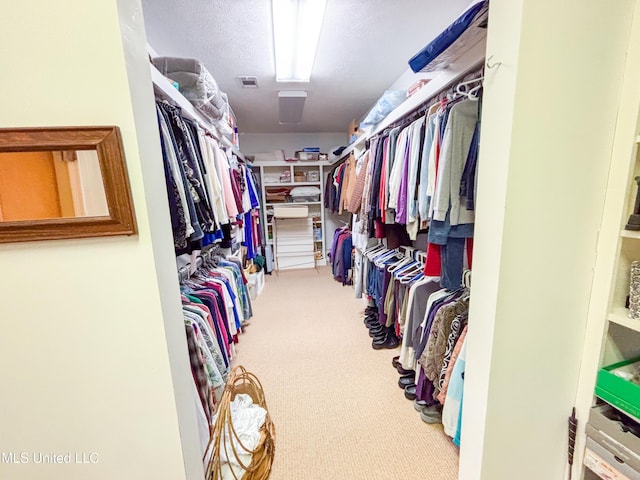 8855 Pine Springs Rd, Meridian, MS 39305 - walk in closet featuring carpet flooring