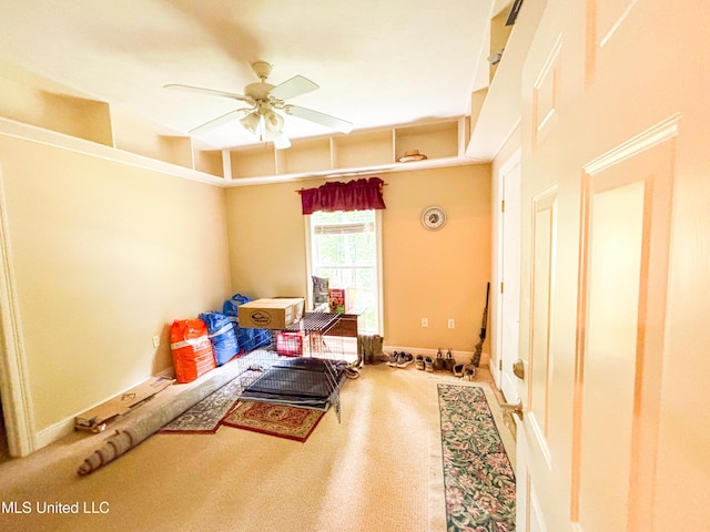 8855 Pine Springs Rd, Meridian, MS 39305 - interior space featuring a ceiling fan