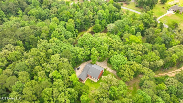 8855 Pine Springs Rd, Meridian, MS 39305 - aerial view of a heavily wooded area