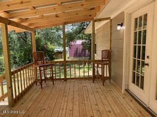 1124 Old Mobile Hwy, Lucedale, MS 39452 - view of sunroom / solarium