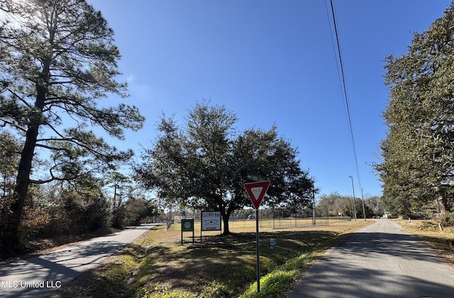 view of road