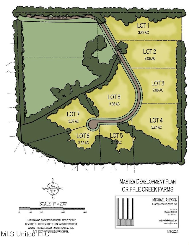 Cripple Creek Rd, Canton MS, 39046 land for sale